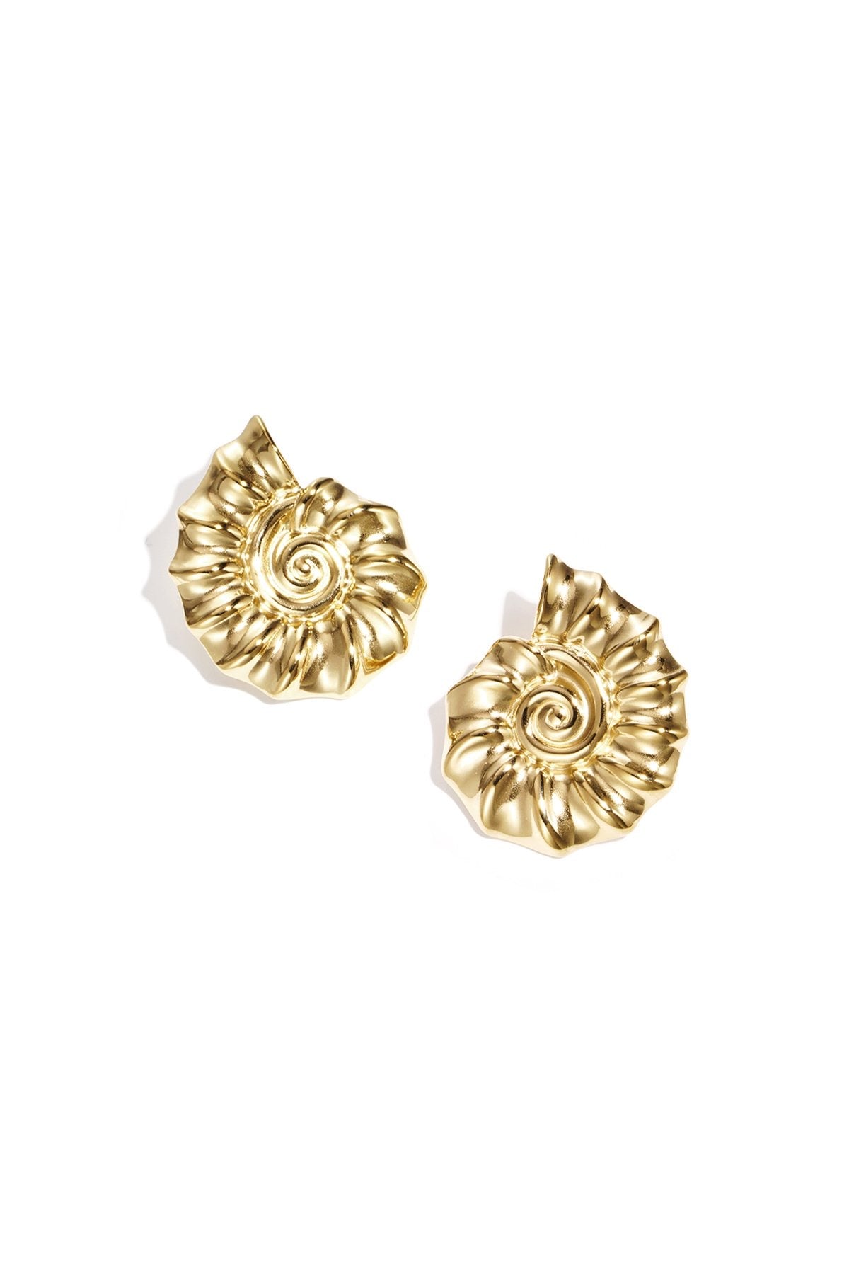 Sami- Boucles d’oreilles coquillages en acier inoxydable