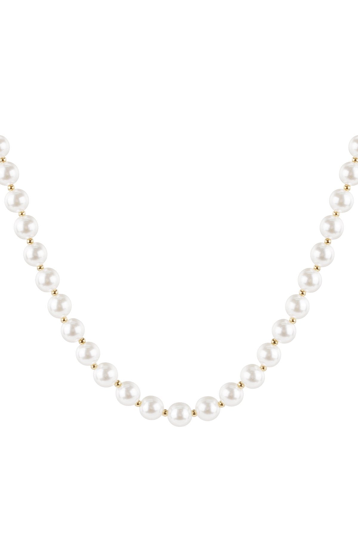 Opale- Collier de perles et acier inoxydable