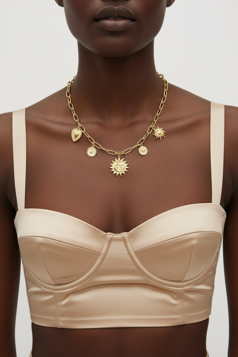 Delia- Collier en acier inoxydable- Precommande