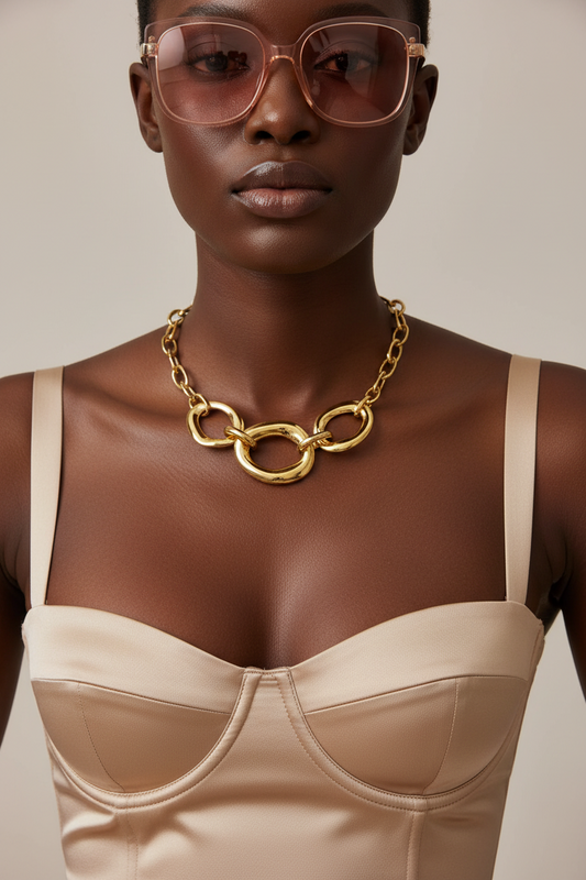 Kiara- Collier en acier inoxydable- Precommande