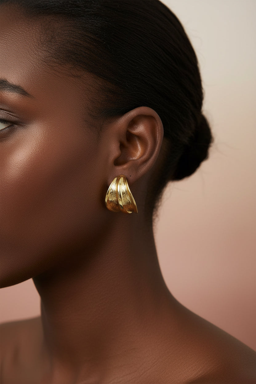 Selia- Boucles d’oreilles en acier inoxydable