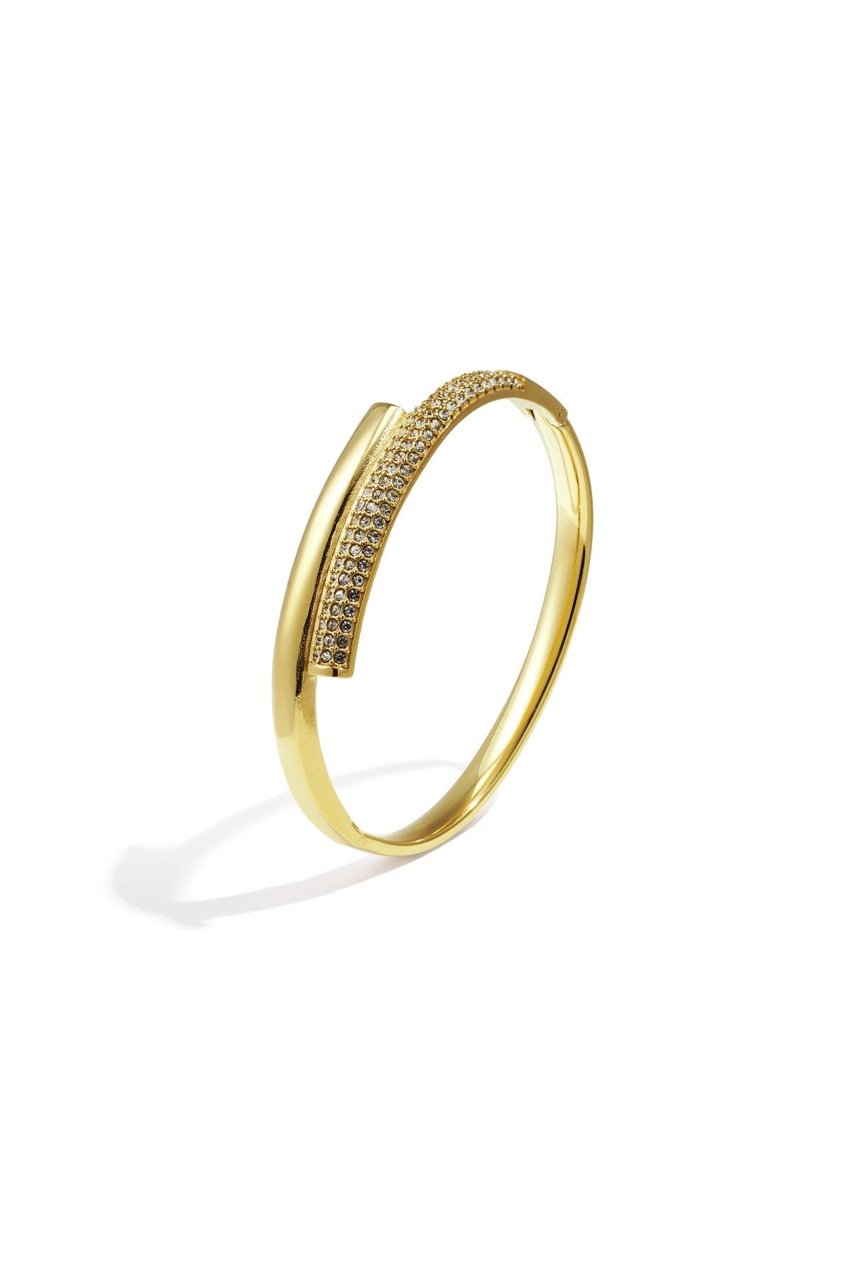 Gia- Jonc en acier inoxydable et zirconium avec ouverture
